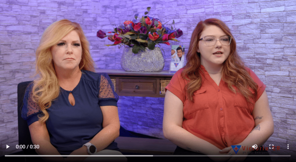 Victoria ER Patient Testimonial