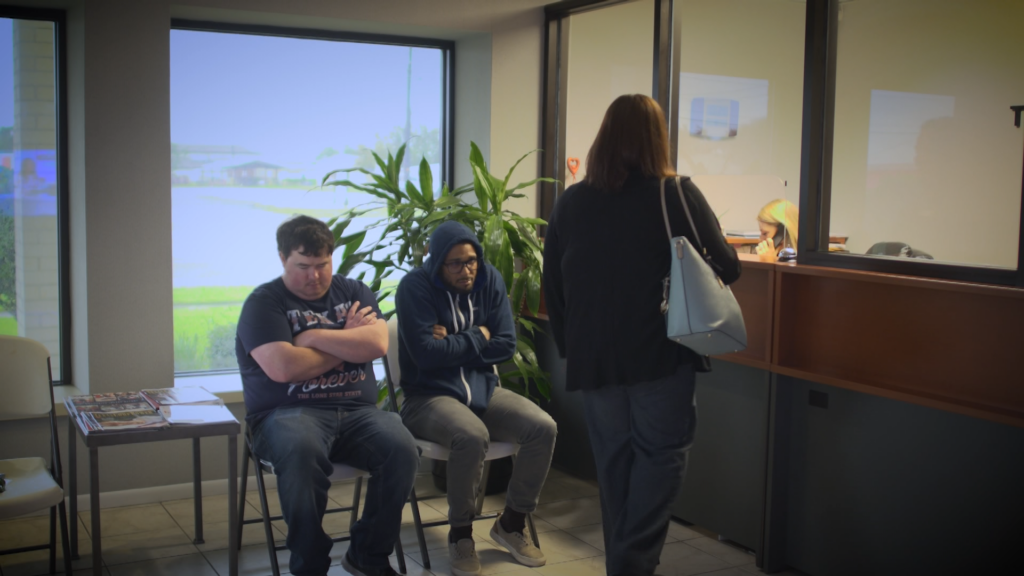 Patients in waiting room