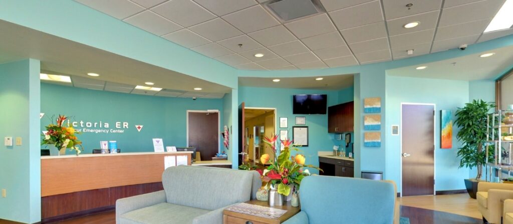 Victoria ER waiting room
